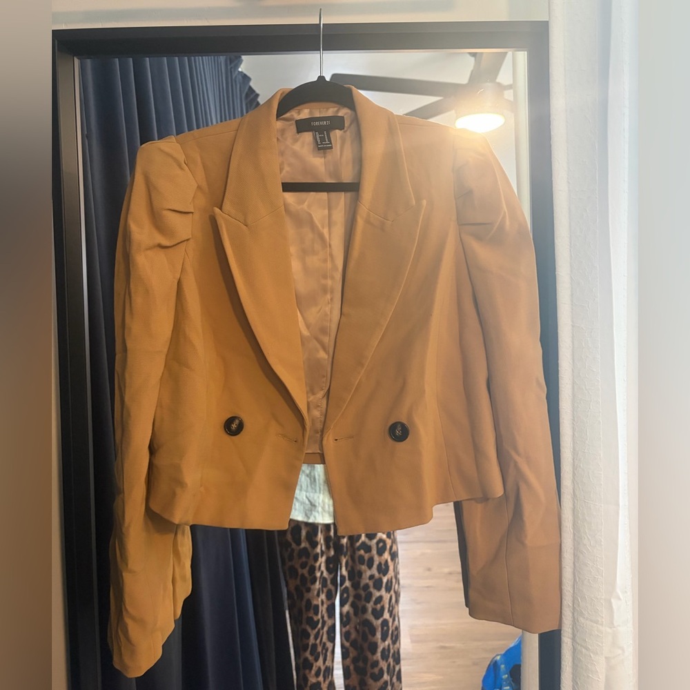 Forever 21 Camel/Mustard Blazer